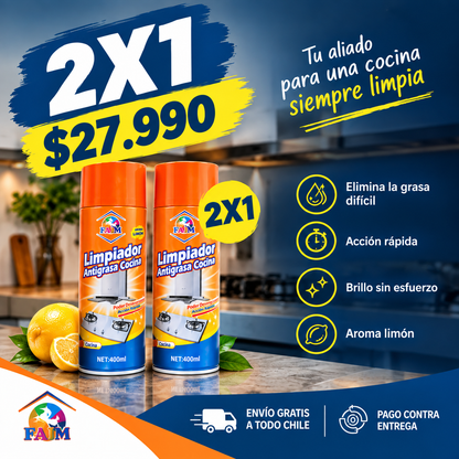 Cleanner™ - Espuma Anti Grasa