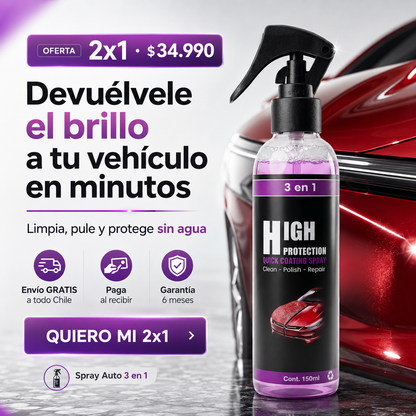 NEW CAR - Protector Auto 3 En 1 Cera Spray