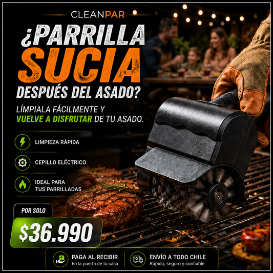 CLEANPAR - CEPILLO LIMPIA PARRILLAS