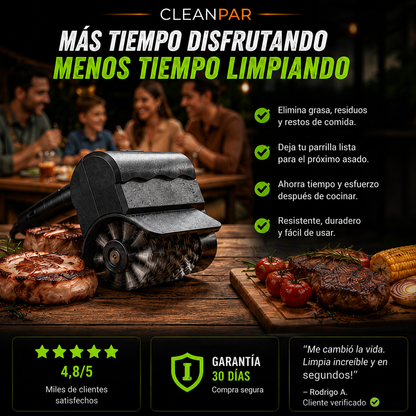 CLEANPAR - CEPILLO LIMPIA PARRILLAS