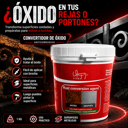 OXYSTOP - CONVERTIDOR DE ÓXIDO ANTICORROSIVO 1KG