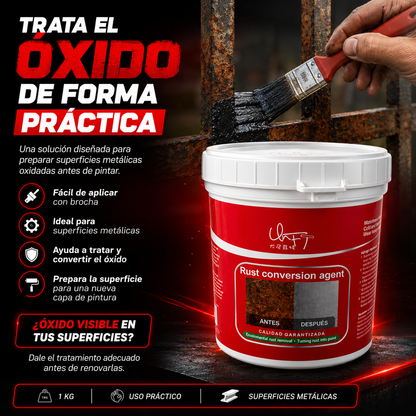 OXYSTOP - CONVERTIDOR DE ÓXIDO ANTICORROSIVO 1KG