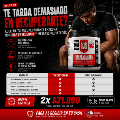 Turkesterona | 60 Cápsulas para Rendimiento y Recuperación