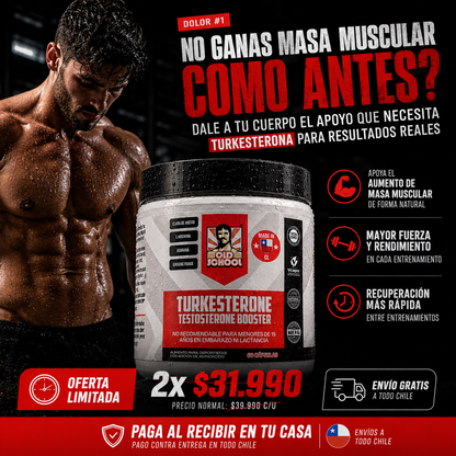 Turkesterona | 60 Cápsulas para Rendimiento y Recuperación