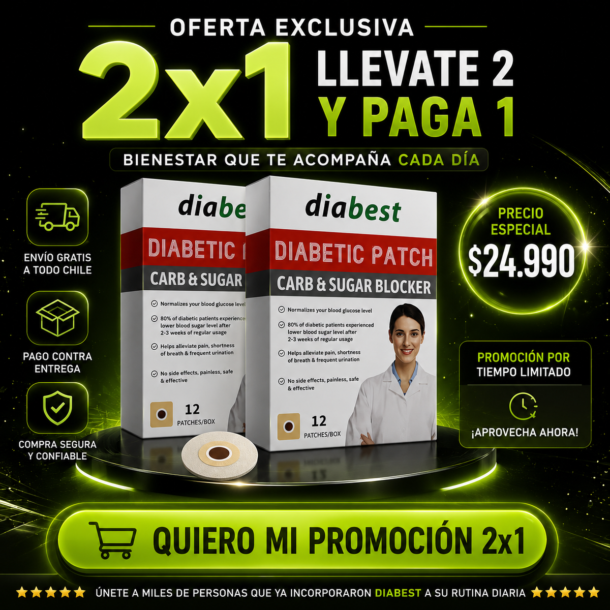 GlucoPatch - Parche regulador azucar