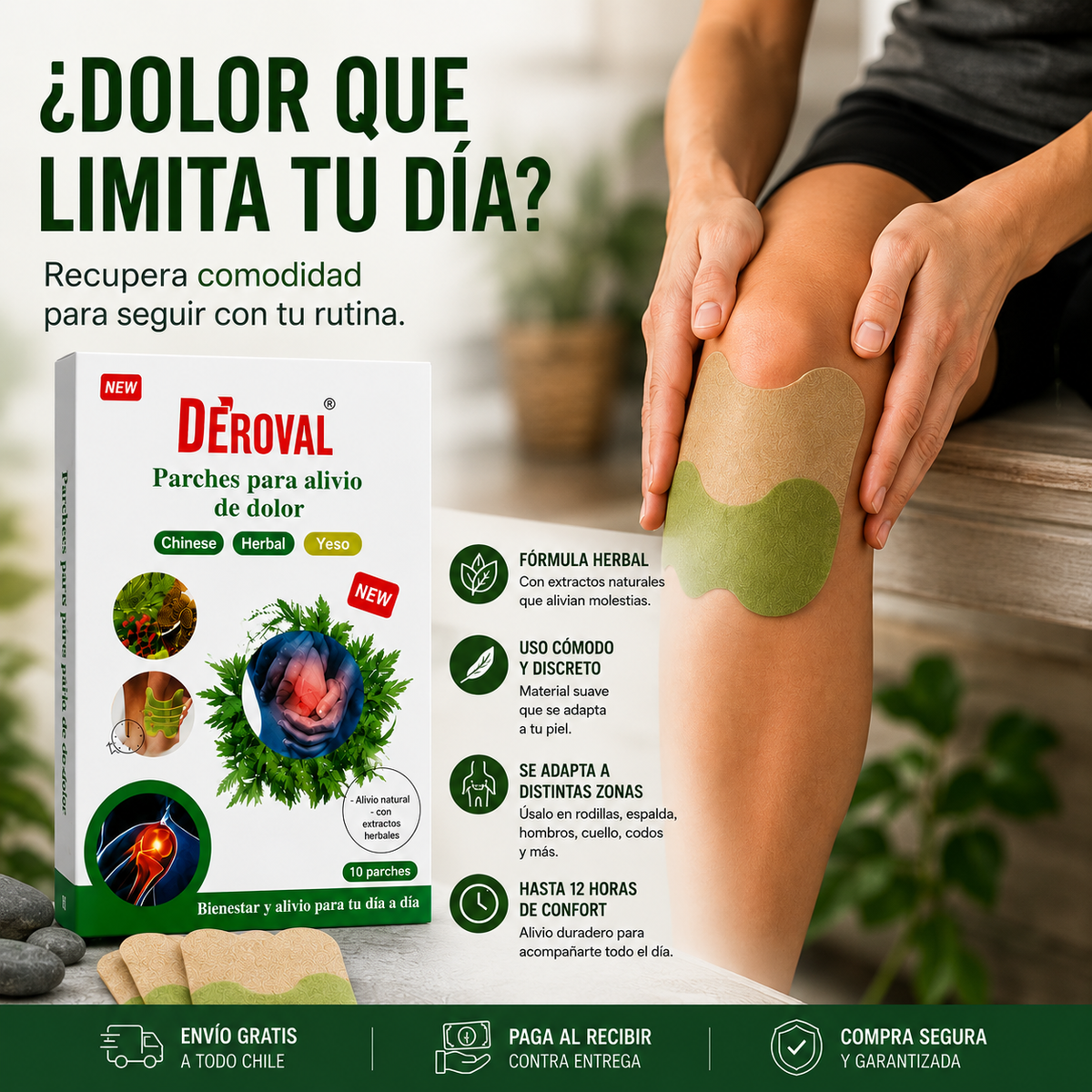 PARCHES X2 - DOLOR RODILLAS
