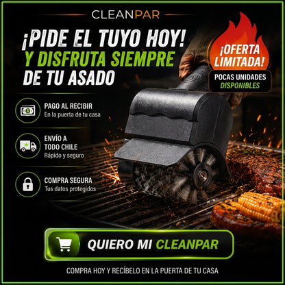 CLEANPAR - CEPILLO LIMPIA PARRILLAS